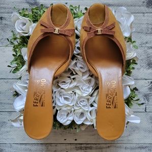 Salvatore Ferragamo Suede Mules